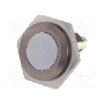 Intrerupator anti-vandalism, ON-(ON), Ø25.8mm, BULGIN, MPB038 Intrerupator anti-vandalism, ON-(ON), Ø25.8mm, BULGIN, MPB038