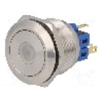 Intrerupator anti-vandalism, ON-(ON), Ø25mm, ONPOW - GQ25-11D/B/12V/S Intrerupator anti-vandalism, ON-(ON), Ø25mm, ONPOW - GQ25-11D/B/12V/S