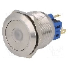 Intrerupator anti-vandalism, ON-ON, Ø25mm, ONPOW - GQ25-11ZD/R/12V/S Intrerupator anti-vandalism, ON-ON, Ø25mm, ONPOW - GQ25-11ZD/R/12V/S