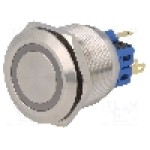 Intrerupator anti-vandalism, ON-ON, Ø25mm, ONPOW - GQ25-11ZE/B/12V/S Intrerupator anti-vandalism, ON-ON, Ø25mm, ONPOW - GQ25-11ZE/B/12V/S