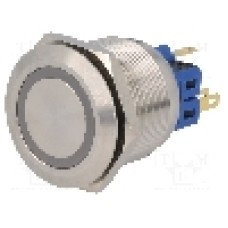 Intrerupator anti-vandalism, ON-ON, Ø25mm, ONPOW - GQ25-11ZE/G/24V/S Intrerupator anti-vandalism, ON-ON, Ø25mm, ONPOW - GQ25-11ZE/G/24V/S