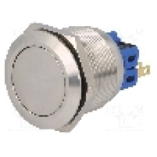 Intrerupator anti-vandalism, ON-ON, Ø25mm, ONPOW - GQ25-11Z/S