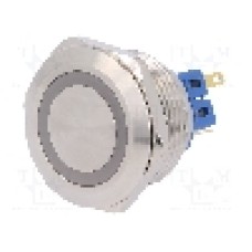 Intrerupator anti-vandalism, ON-(ON), Ø28mm, ONPOW - GQ28-11E/B/12V/S