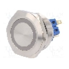 Intrerupator anti-vandalism, ON-(ON), Ø28mm, ONPOW - GQ28-11E/G/24V/S