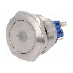 Intrerupator anti-vandalism, ON-ON, Ø28mm, ONPOW - GQ28-11ZD/B/12V/S Intrerupator anti-vandalism, ON-ON, Ø28mm, ONPOW - GQ28-11ZD/B/12V/S