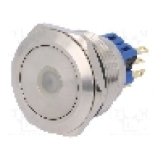 Intrerupator anti-vandalism, ON-ON, Ø28mm, ONPOW - GQ28-11ZD/B/24V/S