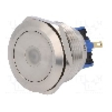 Intrerupator anti-vandalism, ON-ON, Ø28mm, ONPOW - GQ28-11ZD/G/12V/S