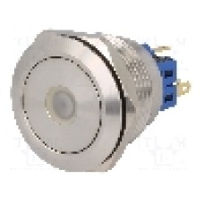 Intrerupator anti-vandalism, ON-ON, Ø28mm, ONPOW - GQ28-11ZD/G/24V/S Intrerupator anti-vandalism, ON-ON, Ø28mm, ONPOW - GQ28-11ZD/G/24V/S