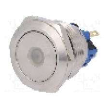 Intrerupator anti-vandalism, ON-ON, Ø28mm, ONPOW - GQ28-11ZD/R/24V/S