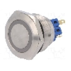 Intrerupator anti-vandalism, ON-ON, Ø28mm, ONPOW - GQ28-11ZE/R/12V/S