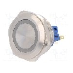 Intrerupator anti-vandalism, ON-(ON), Ø30mm, ONPOW - GQ30-11E/G/24V/S Intrerupator anti-vandalism, ON-(ON), Ø30mm, ONPOW - GQ30-11E/G/24V/S