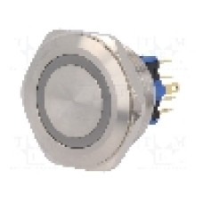 Intrerupator anti-vandalism, ON-(ON), Ø30mm, ONPOW - GQ30-11E/R/12V/S