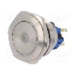 Intrerupator anti-vandalism, ON-ON, Ø30mm, ONPOW - GQ30-11ZD/R/12V/S