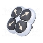 Intrerupator cu 4 poziţii, 22mm, seria RMQ-Titan, IP66, EATON ELECTRIC - M22-DI4-S-X7