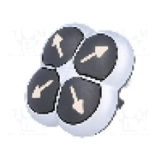 Intrerupator cu 4 poziţii, 22mm, seria RMQ-Titan, IP66, EATON ELECTRIC - M22-DI4-S-X7