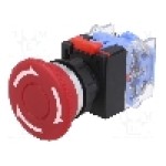 Intrerupator de siguranţa, 22mm, seria LAS0-K, IP65, ONPOW - LAS0-K-11TSA/R/IP65 Intrerupator de siguranţa, 22mm, seria LAS0-K, IP65, ONPOW - LAS0-K-11TSA/R/IP65