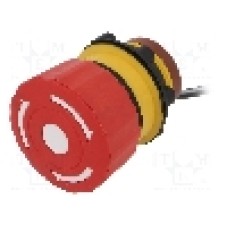 Intrerupator de siguranţa, 22mm, seria LAS1-A, IP65, ONPOW - LAS1-A22Y-02TSB/L