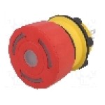 Intrerupator de siguranţa, 22mm, seria LAS1-A, IP65, ONPOW - LAS1-A22Y-02TSB/R AC/DC 24V Intrerupator de siguranţa, 22mm, seria LAS1-A, IP65, ONPOW - LAS1-A22Y-02TSB/R AC/DC 24V