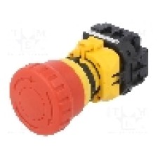 Intrerupator de siguranţa, 22mm, seria XW, IP65, IDEC - XW1E-BV401MFR