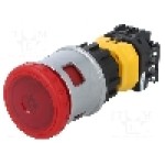 Intrerupator de siguranţa, 2 pozitii, 30mm, seria XN, IDEC - XN4E-LL403Q4MR