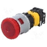 Intrerupator de siguranţa, 2 pozitii, 30mm, seria XN, IDEC - XN4E-LL411Q4MR