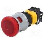 Intrerupator de siguranţa, 2 pozitii, 30mm, seria XN, IDEC - XN4E-LL413Q4MR