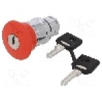 Intrerupator de siguranţa cu cheie, 22mm, seria Harmony XB4, IP66, SCHNEIDER ELECTRIC - ZB4BS944