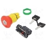 Intrerupator de siguranţa cu cheie, 22mm, seria Harmony XB5, IP66, SCHNEIDER ELECTRIC - XB5AS9442 Intrerupator de siguranţa cu cheie, 22mm, seria Harmony XB5, IP66, SCHNEIDER ELECTRIC - XB5AS9442