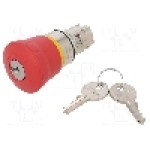 Intrerupator de siguranţa cu cheie, 22mm, seria SIRIUS ACT, IP67, SIEMENS - 3SU1050-1HG20-0AA0