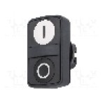 Intrerupator dublu, 22mm, seria Harmony XB5, IP66, SCHNEIDER ELECTRIC - ZB5AA7121