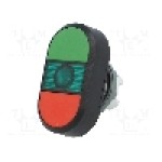 Intrerupator dublu, 22mm, seria MPD, IP66, ABB - 1SFA611130R1102