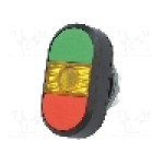 Intrerupator dublu, 22mm, seria MPD, IP66, ABB - 1SFA611130R1103