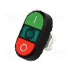 Intrerupator dublu, 22mm, seria MPD, IP66, ABB - 1SFA611131R1102