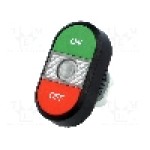 Intrerupator dublu, 22mm, seria MPD, IP66, ABB - 1SFA611132R1108