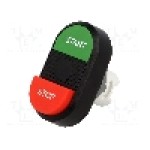 Intrerupator dublu, 22mm, seria MPD, IP66, ABB - 1SFA611144R1106