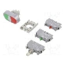 Intrerupator dublu, 22mm, seria SP22, IP65, SPAMEL - SP22-2KL-11-230-LED\Z/C Intrerupator dublu, 22mm, seria SP22, IP65, SPAMEL - SP22-2KL-11-230-LED\Z/C