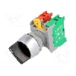 Intrerupator rotativ, 22mm, seria CS22, IP65, AUSPICIOUS - CS22-1-O/C BK,1-2 2POSITION Intrerupator rotativ, 22mm, seria CS22, IP65, AUSPICIOUS - CS22-1-O/C BK,1-2 2POSITION