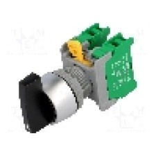 Intrerupator rotativ, 22mm, seria LRS22, IP65, AUSPICIOUS - LRS22-2/O BK,1->0<-2 SPRING RETURN Intrerupator rotativ, 22mm, seria LRS22, IP65, AUSPICIOUS - LRS22-2/O BK,1->0<-2 SPRING RETURN