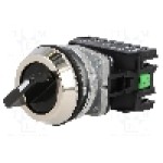 Intrerupator rotativ, 2 pozitii, 30mm, seria NEF30, PROMET - NEF30-TPASXY