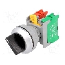Intrerupator rotativ, 2 pozitii, 30mm, seria SS30, AUSPICIOUS - SS30-1O/C BK, 1-2 2POSITION Intrerupator rotativ, 2 pozitii, 30mm, seria SS30, AUSPICIOUS - SS30-1O/C BK, 1-2 2POSITION