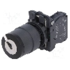 Intrerupator rotativ cu cheie, 22mm, seria Harmony XB5, IP66, SCHNEIDER ELECTRIC - XB5AG21 Intrerupator rotativ cu cheie, 22mm, seria Harmony XB5, IP66, SCHNEIDER ELECTRIC - XB5AG21