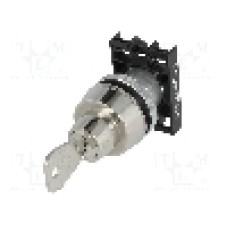 Intrerupator rotativ cu cheie, 22mm, seria NEK22, IP40, PROMET - NEK22M-ZA1 Intrerupator rotativ cu cheie, 22mm, seria NEK22, IP40, PROMET - NEK22M-ZA1