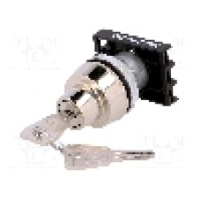 Intrerupator rotativ cu cheie, 22mm, seria NEK22, IP40, PROMET - NEK22M-ZC3