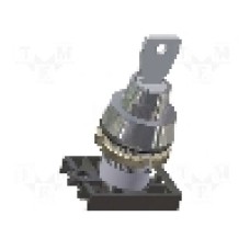 Intrerupator rotativ cu cheie, 22mm, seria NEK22, IP40, PROMET - NEK22M-ZF1