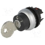 Intrerupator rotativ cu cheie, 22mm, seria RMQ-Titan, {{Clasa etanşeitate}}, EATON ELECTRIC - M22-WRS/A1