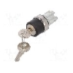 Intrerupator rotativ cu cheie, 22mm, seria SIRIUS ACT, IP67, SIEMENS - 3SU1050-4BC01-0AA0