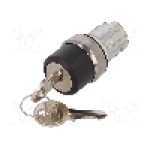 Intrerupator rotativ cu cheie, 22mm, seria SIRIUS ACT, IP67, SIEMENS - 3SU1050-4BF11-0AA0