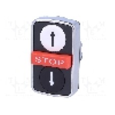 Intrerupator triplu, 22mm, seria Harmony XB4, IP66, SCHNEIDER ELECTRIC - ZB4BA71124 Intrerupator triplu, 22mm, seria Harmony XB4, IP66, SCHNEIDER ELECTRIC - ZB4BA71124