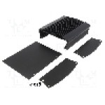 Radiator cu carcasa, aluminiu, negru, FISCHER ELEKTRONIK - EMB 135 150 SA