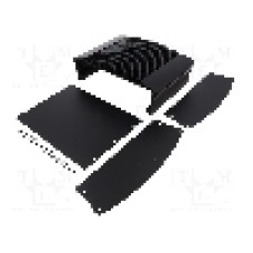 Radiator cu carcasa, aluminiu, negru, FISCHER ELEKTRONIK - EMB 215 150 SA